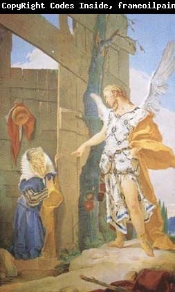 Giovanni Battista Tiepolo Sarah and the Archangel (mk08)